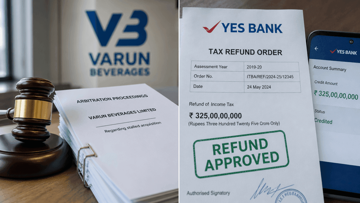 Varun Beverages Arbitration & YES Bank Tax Refund Updates