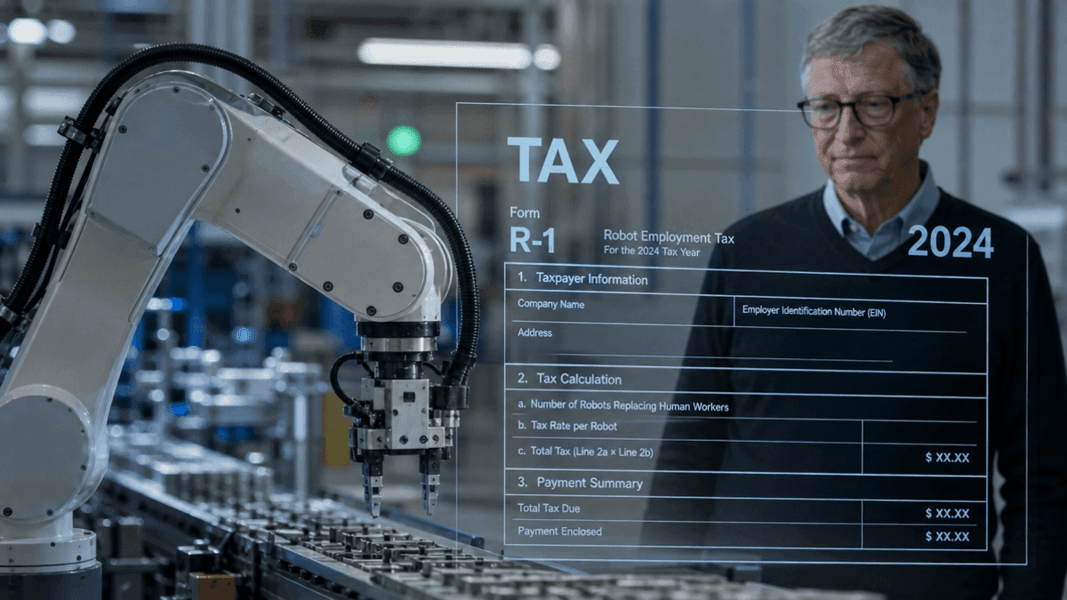 Bill Gates Proposes Robot Tax to Offset Automation