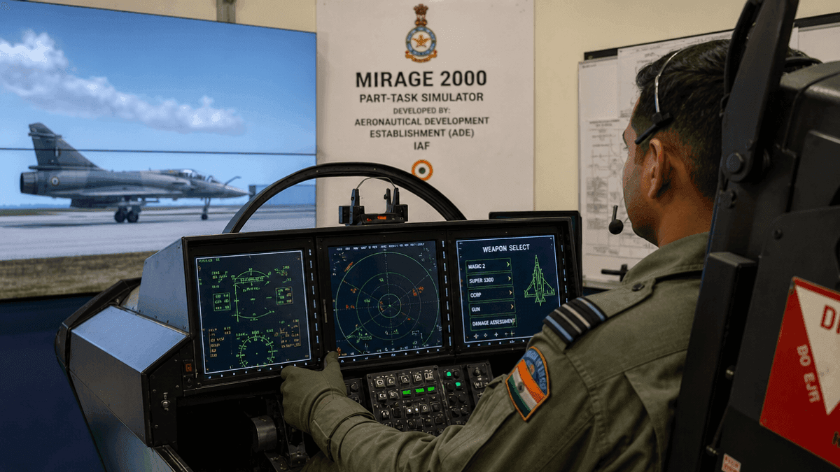 IAF Signs Rs 135 Cr Contract with Startup for Mirage Simulators