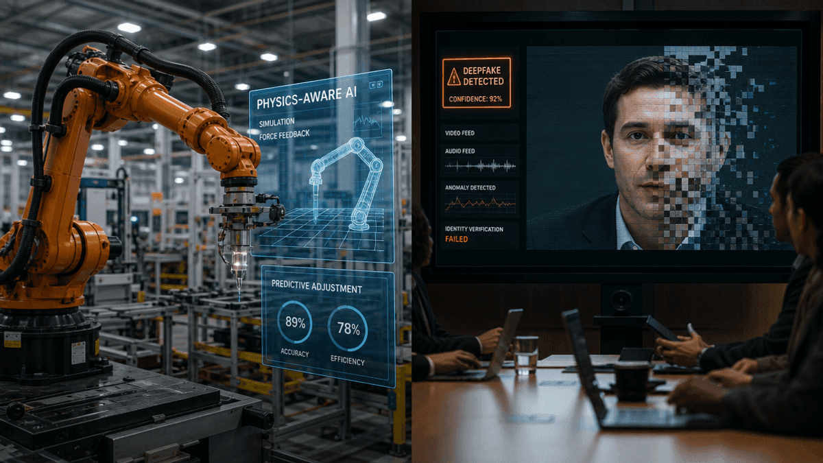 Industrial World Models & Enterprise Deepfake Threats