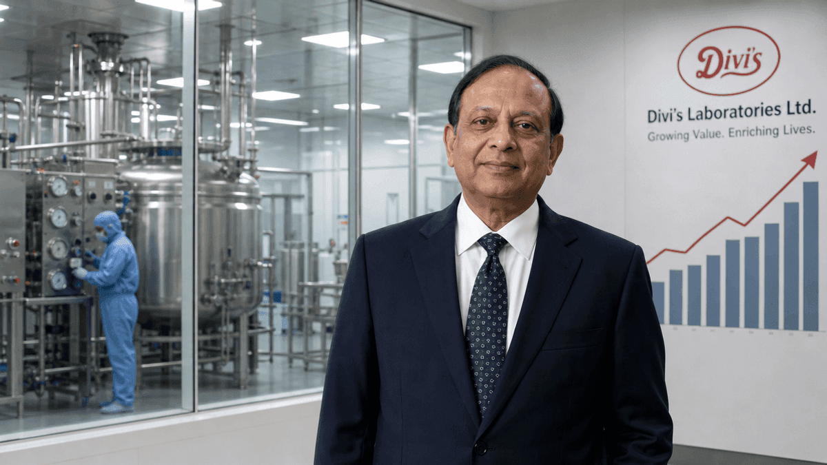 Murali Divi Wealth Strategy & Divis Labs Growth Analysis