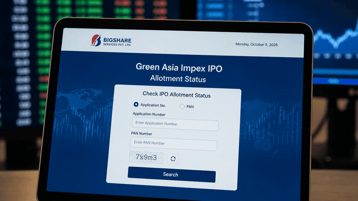 Green Asia Impex IPO Allotment Status: Check Online via PAN