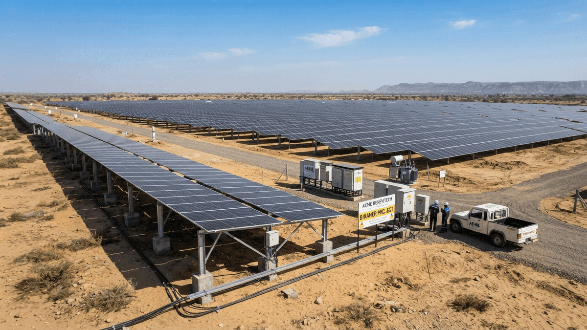 ACME Solar Commissions 66.68 MW Capacity in Rajasthan