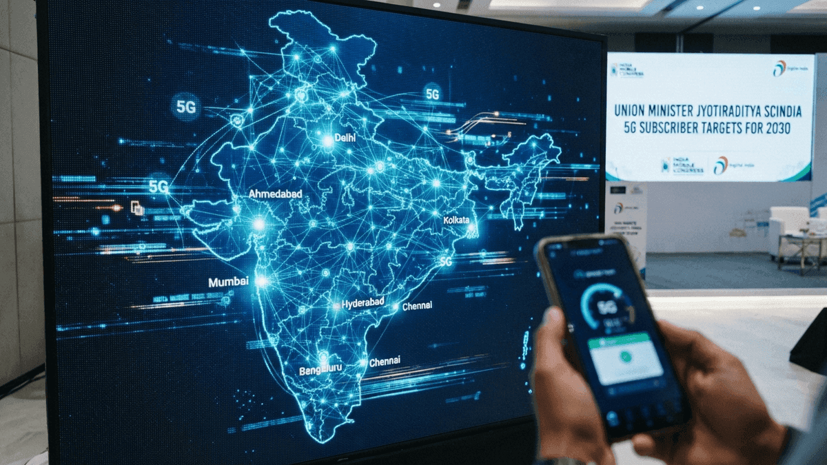 India Targets 1 Billion 5G Subscribers by 2030: Scindia