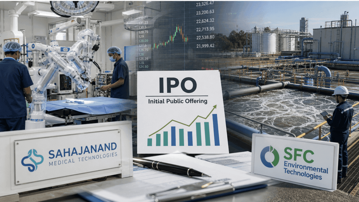 Sahajanand Medical & SFC Environmental Line Up IPOs in India