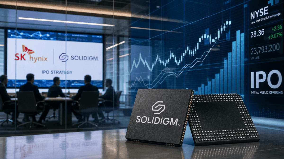 SK Hynix Selects Banks for Solidigm US IPO in 2025