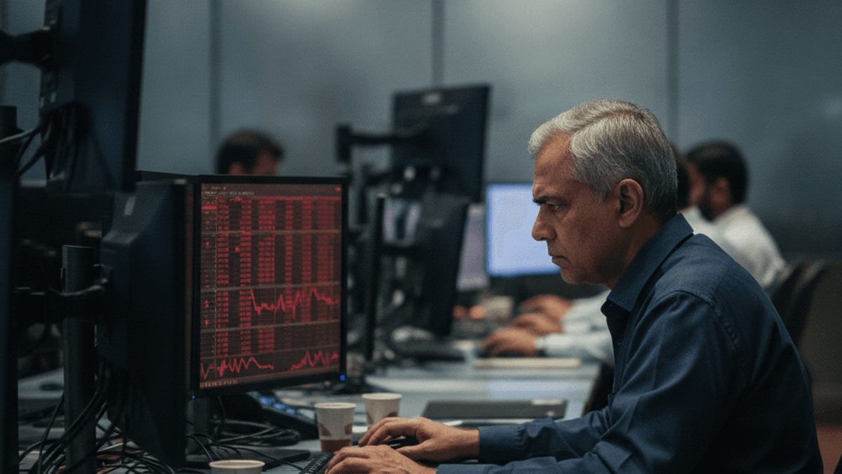 Nifty 50 Falls 334 Points as Midcap Stocks Face Intense Selling Pressure Today