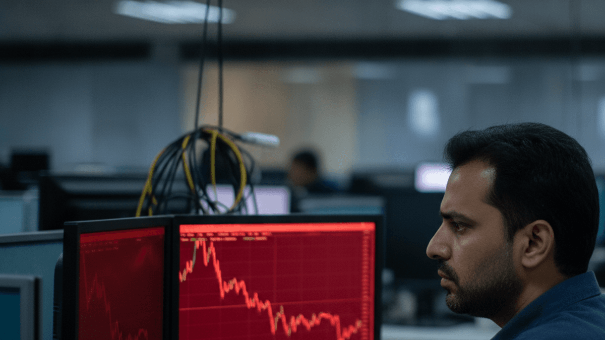 Nifty Falls 0.70% to 22,363; FII Selling Persists Amid Rising Retail Inflation