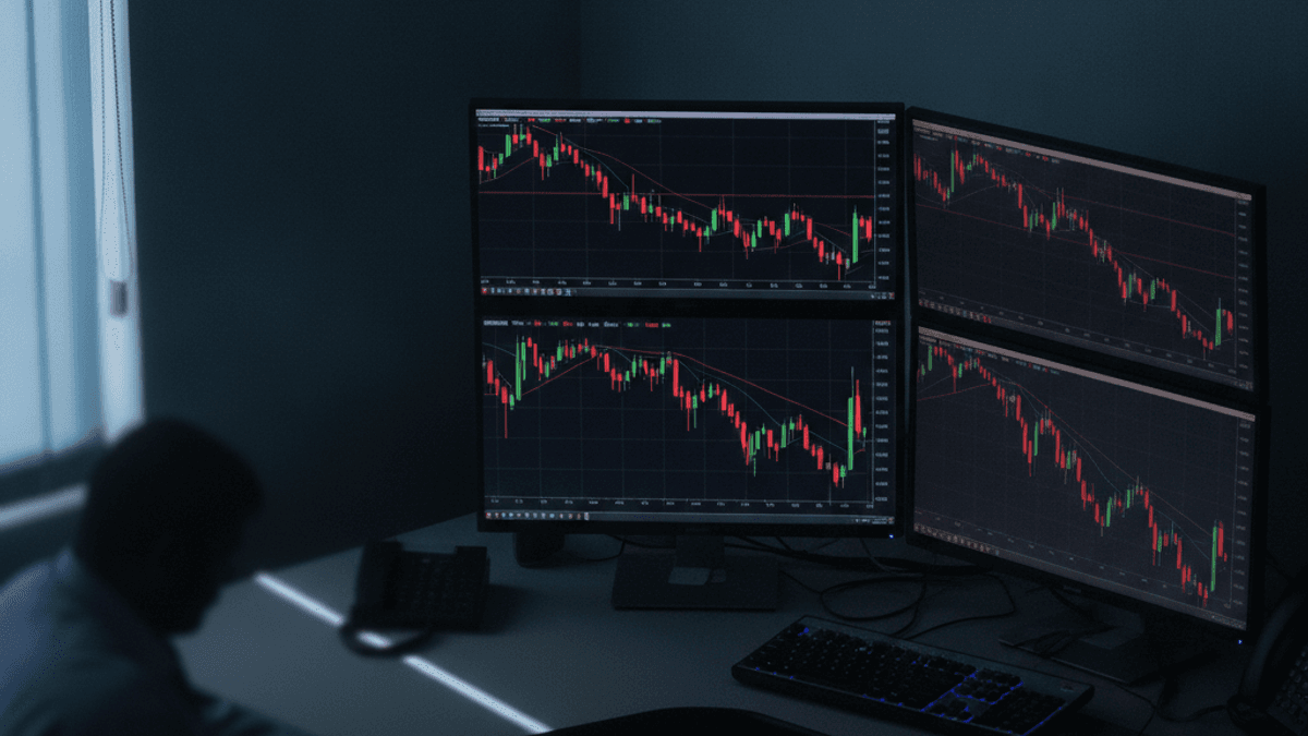 Nifty Slips to 22231 as FII Selling Streak Hits Five Sessions