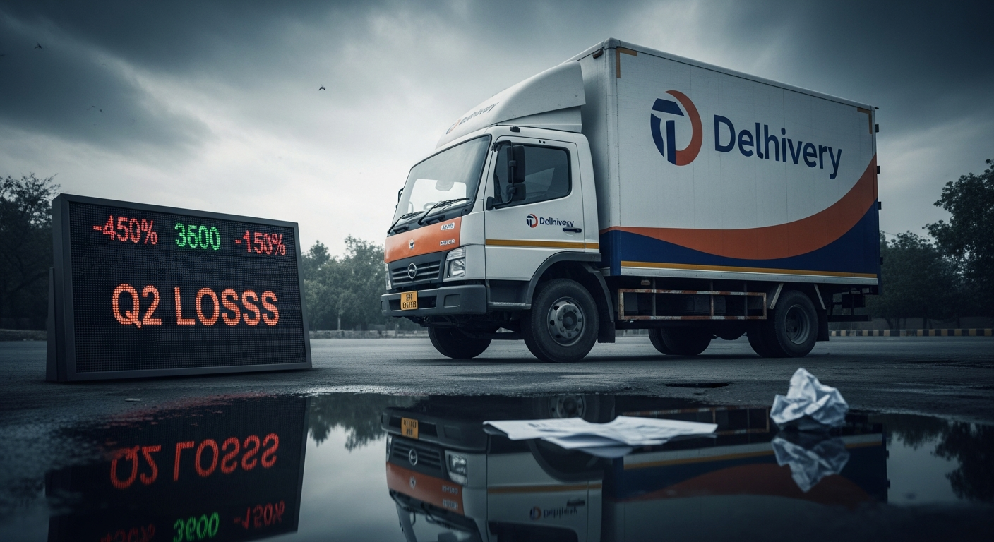 Delhivery Shares Tumble After Q2 Loss: A Deep Dive
