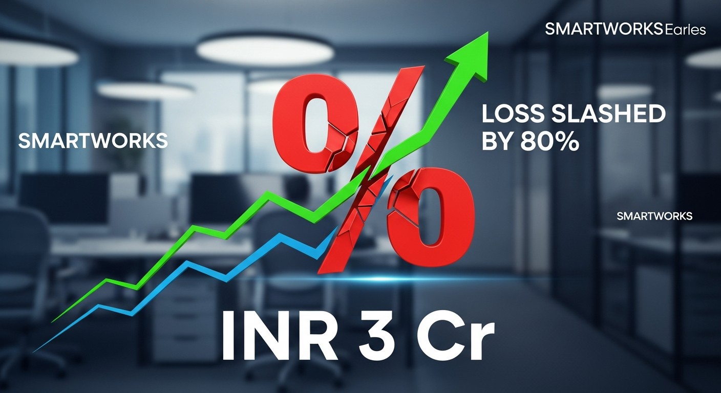 Smartworks' Q2 Turnaround: Loss Slashed by 80% to INR 3 Cr