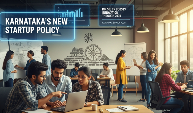 Karnataka's New Startup Policy: INR 518 Cr Boosts Innovation Through 2030
