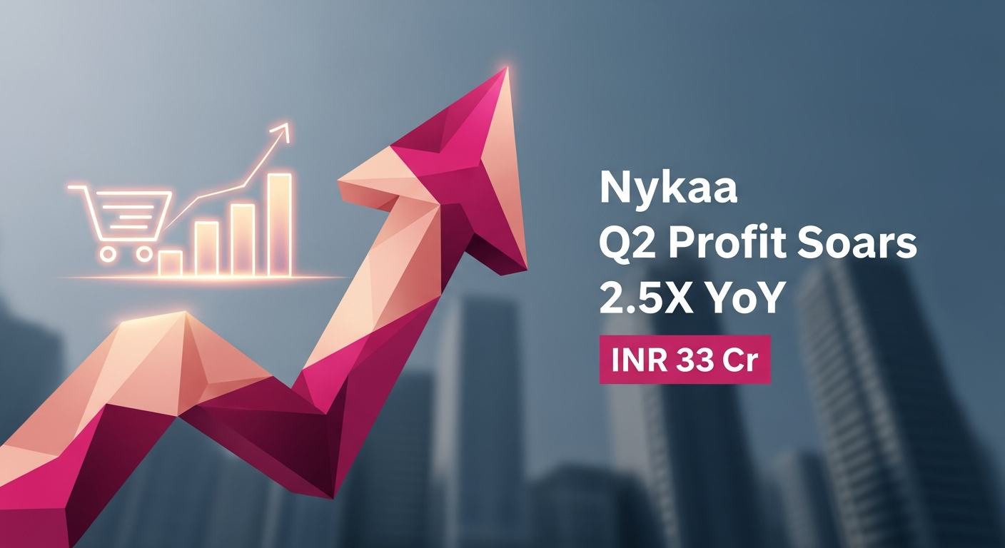 Nykaa's Q2 Soars: Profit Jumps 2.5X YoY to INR 33 Cr
