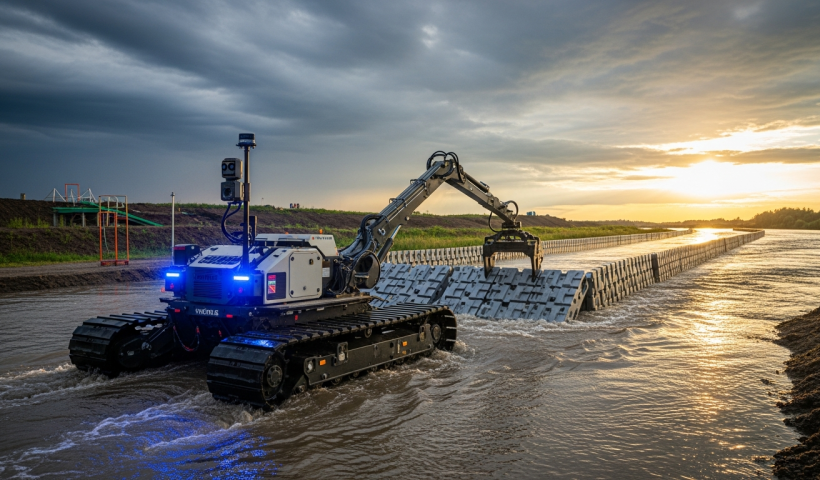 Terraforming Robots: The Future of Flood Control?