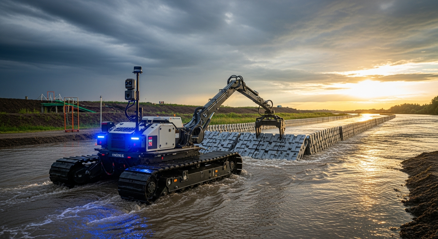 Terraforming Robots: The Future of Flood Control?