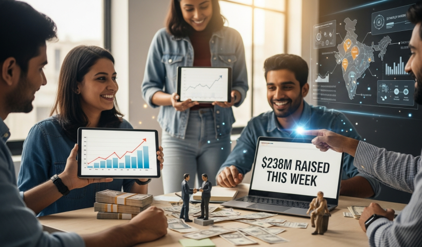 Indian Startups Score Big: $238M Raised This Week