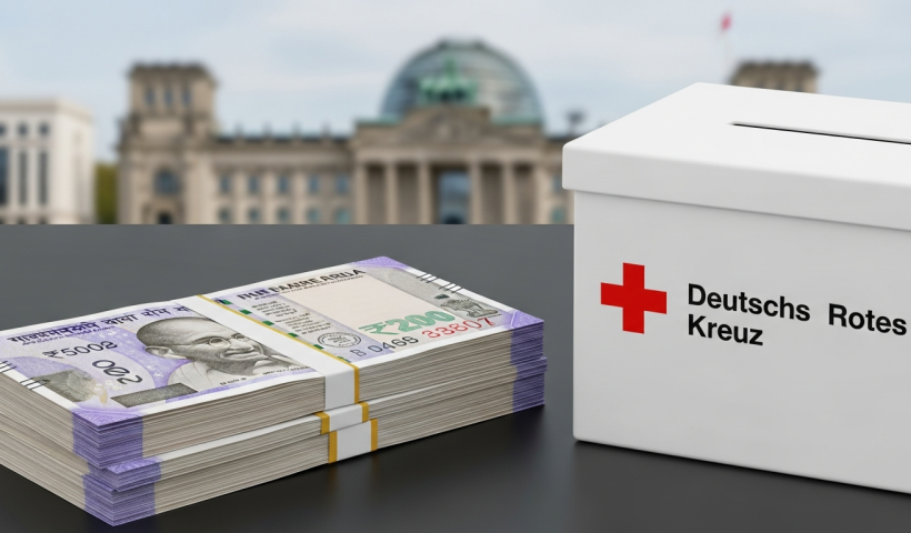 Donating to the German Red Cross: Will it cost you in Indian taxes?