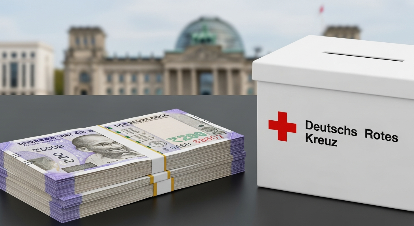 Donating to the German Red Cross: Will it cost you in Indian taxes?