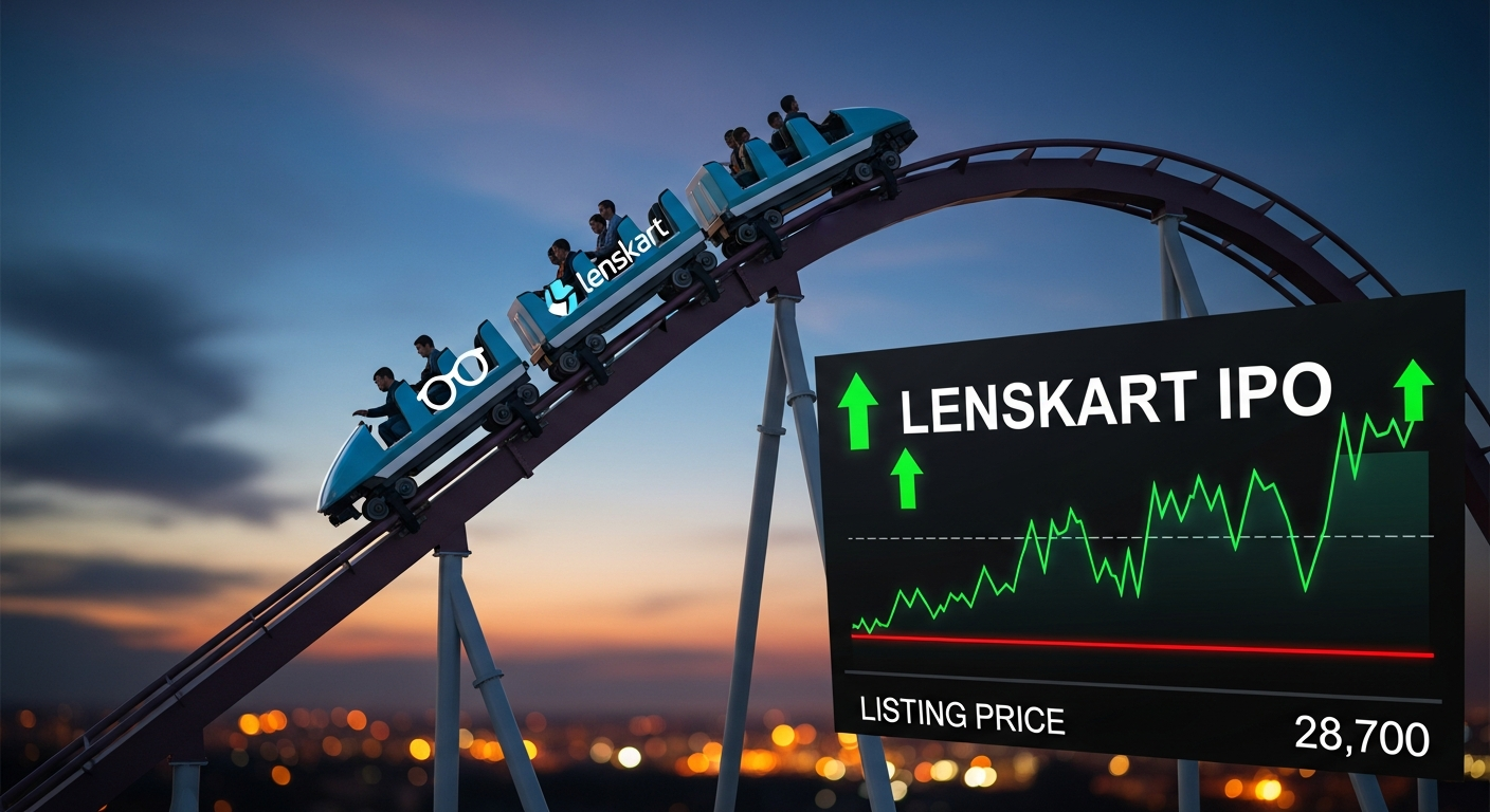 Lenskart's IPO Debut: A Rollercoaster Ride Above the Listing Price
