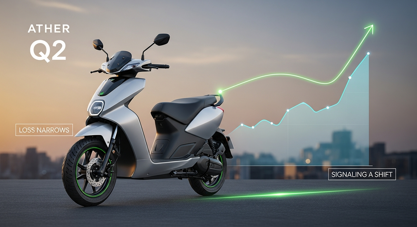 Ather Q2: Loss Narrows, Signaling a Shift in the EV Market