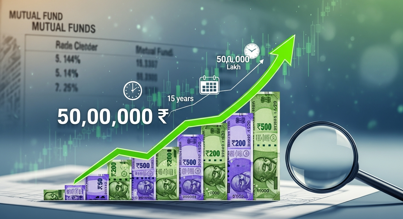 Want to save ₹50 lakh in 15 years? A mutual fund SIP could be your answer