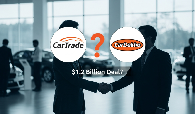 CarTrade Eyes CarDekho Acquisition: A $1.2 Billion Deal?