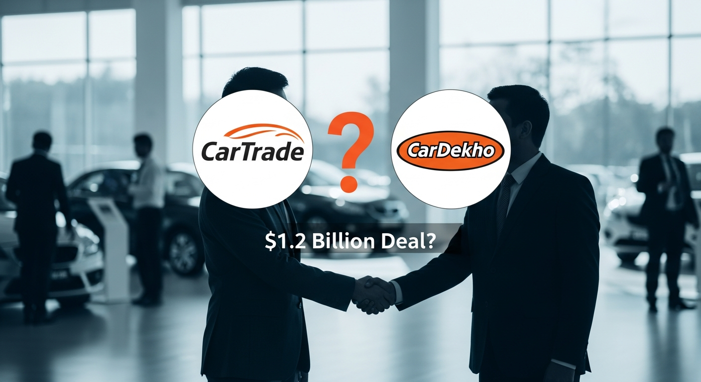 CarTrade Eyes CarDekho Acquisition: A $1.2 Billion Deal?