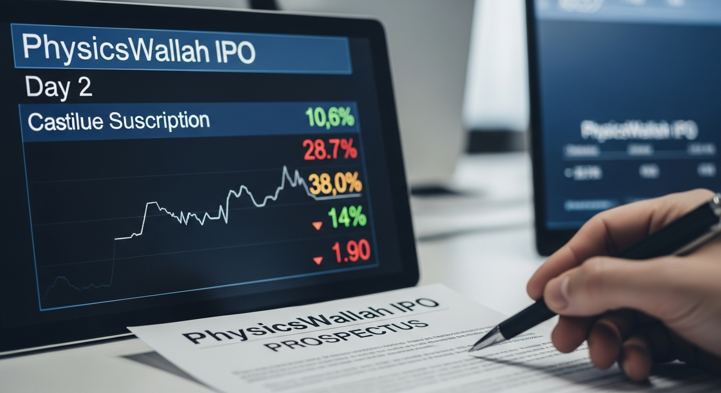 PhysicsWallah IPO: Subscription Remains Cautious on Day 2