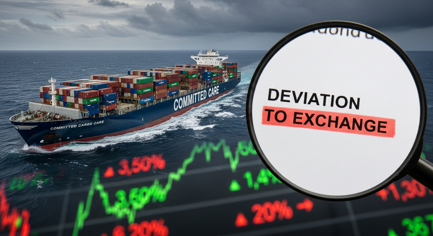Committed Cargo Care Reports Deviation to Exchange