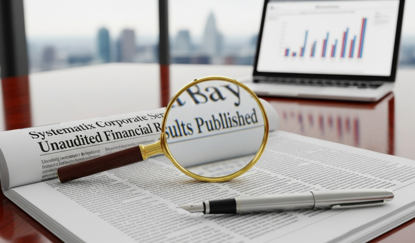 Systematix Corporate Services: Unaudited Financial Results Published