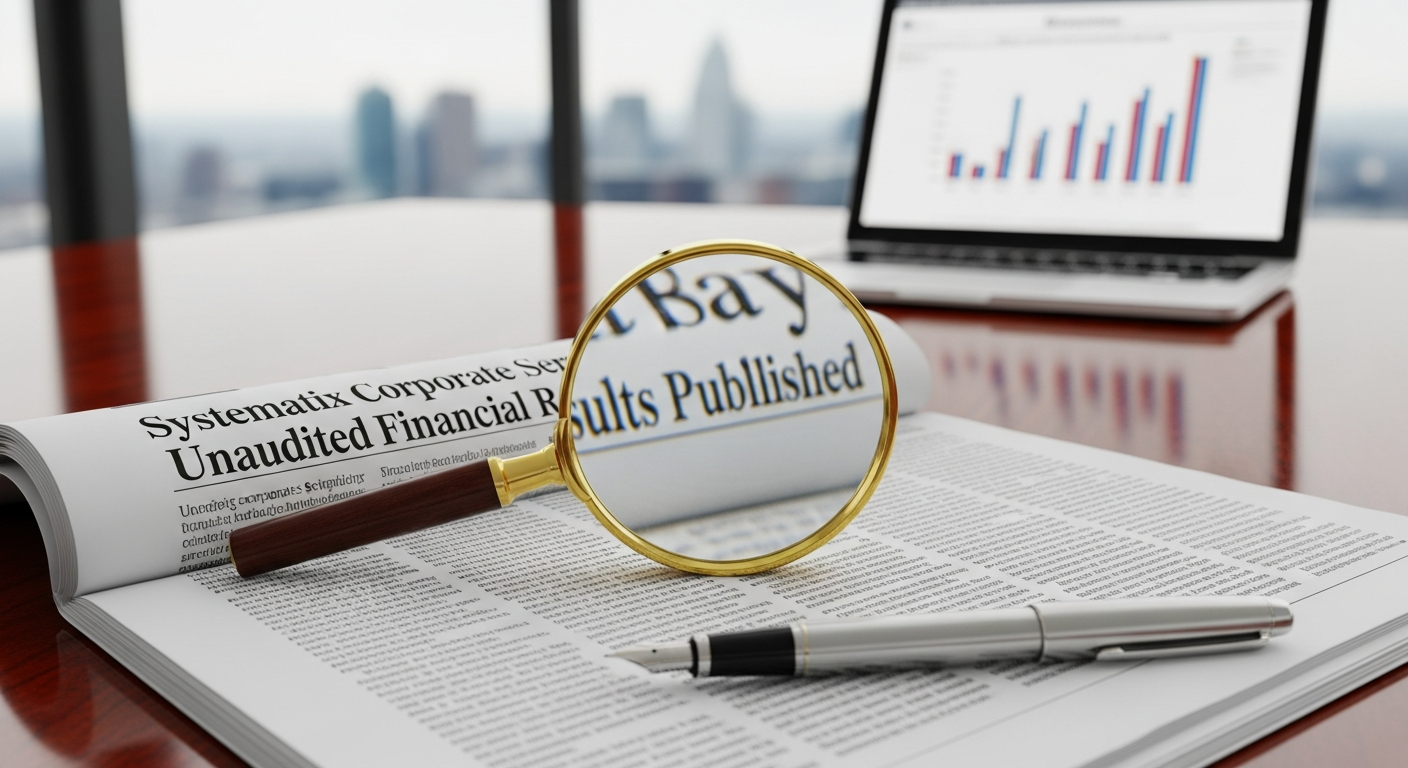 Systematix Corporate Services: Unaudited Financial Results Published