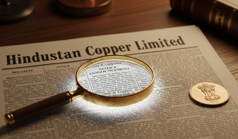 Hindustan Copper Limited: A Notice in the Papers