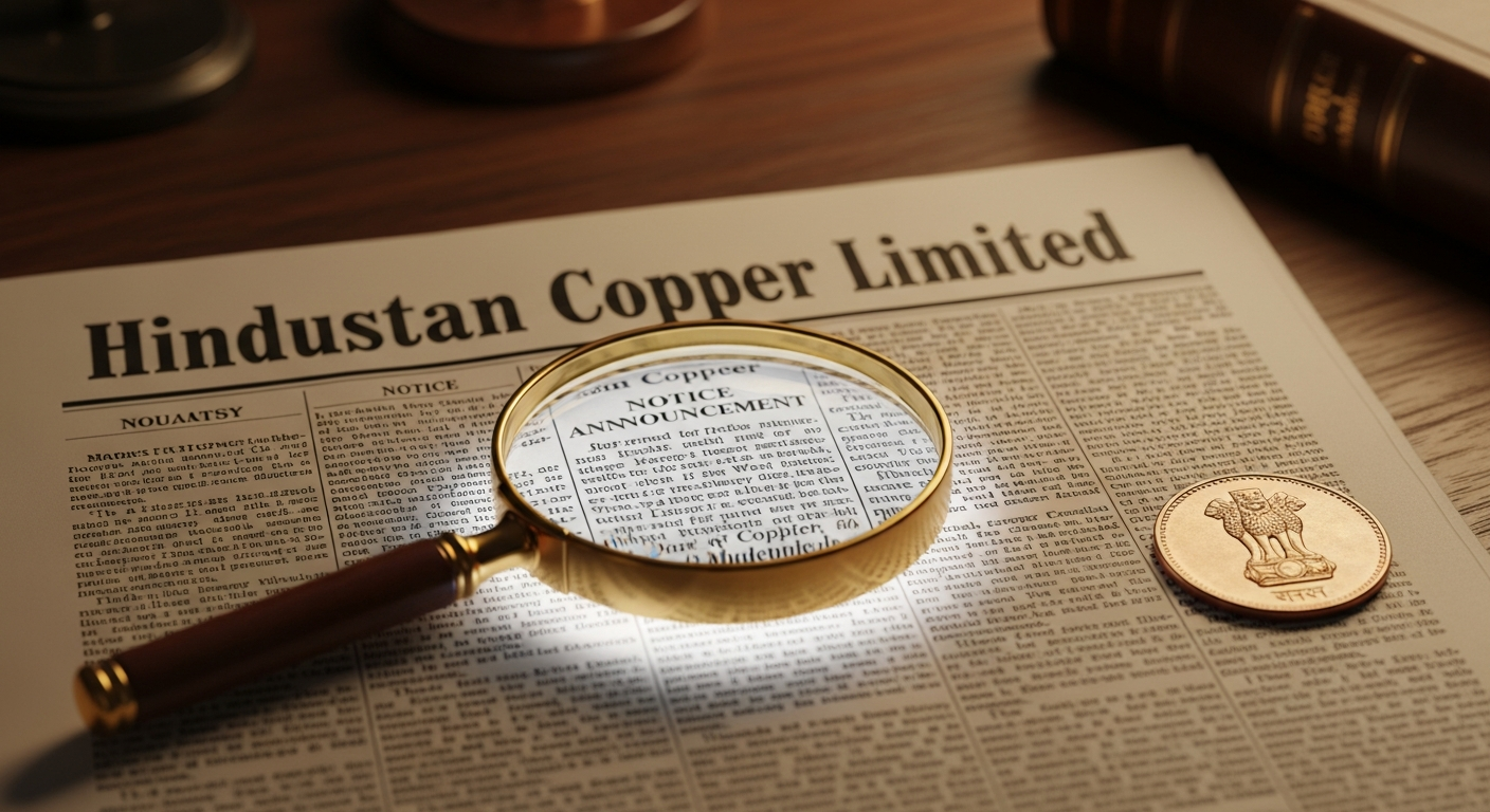 Hindustan Copper Limited: A Notice in the Papers