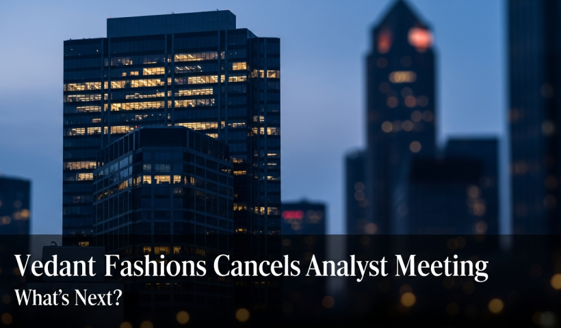 Vedant Fashions Cancels Analyst Meeting: What's Next?