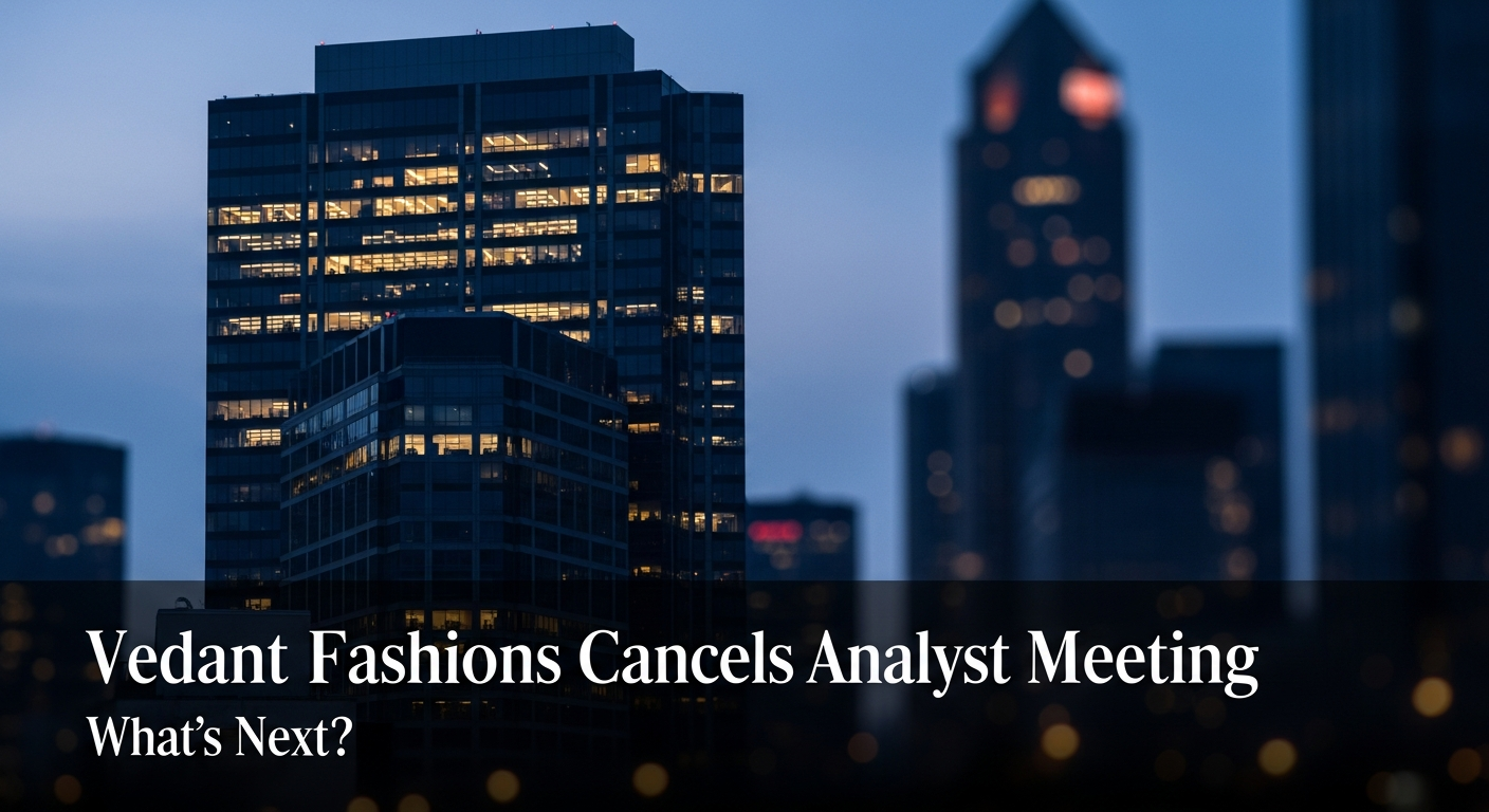 Vedant Fashions Cancels Analyst Meeting: What's Next?