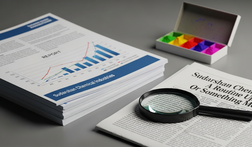 Sudarshan Chemical Industries: A Routine Update, or Something More?