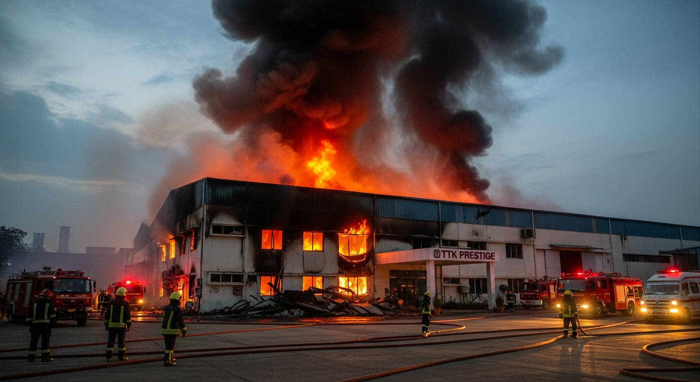 TTK Prestige Factory in Roorkee Hit by Fire, Operations Disrupted