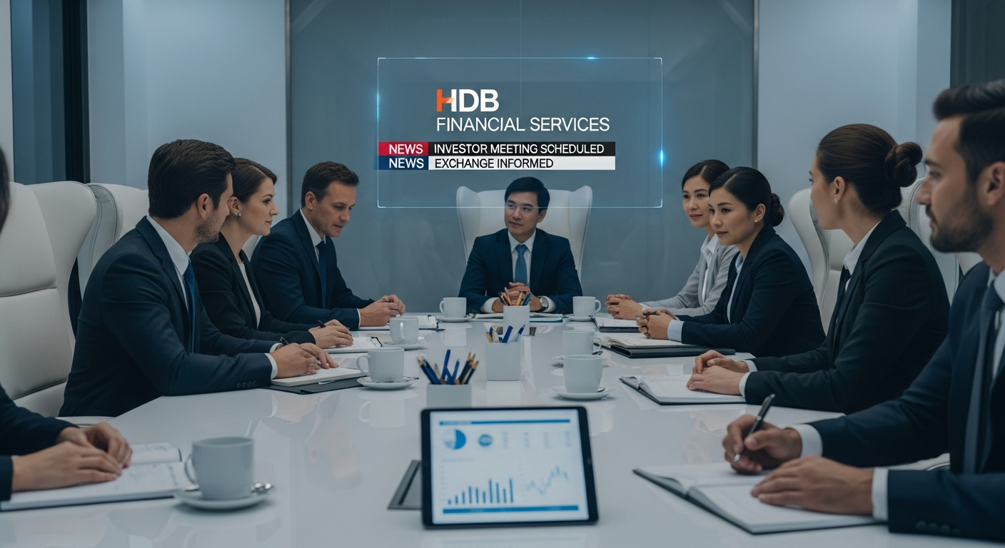 HDB Financial Services Schedules Investor Meeting, Exchange Informed