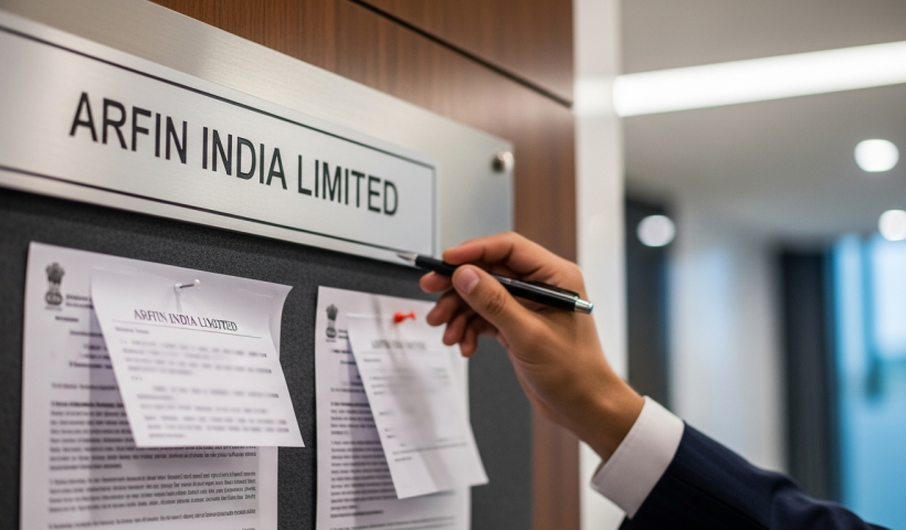 Arfin India Limited: A Notice and a Moment