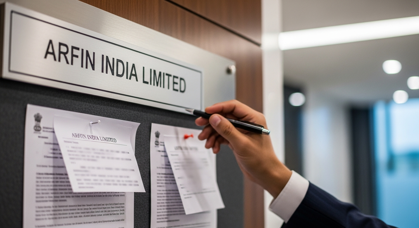 Arfin India Limited: A Notice and a Moment