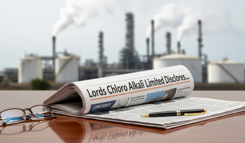Lords Chloro Alkali Limited Discloses Newspaper Publication