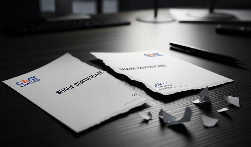 CEAT Limited Reports Loss of Share Certificates