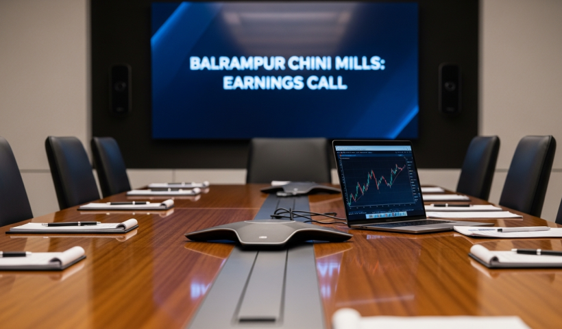 Balrampur Chini Mills: An Earnings Call and What It Means
