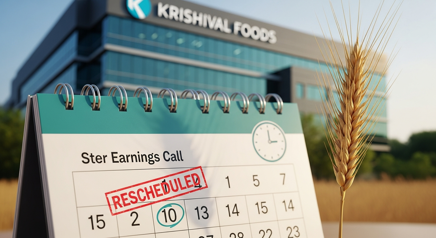 Krishival Foods Reschedules Earnings Call: A Glimpse into the Future