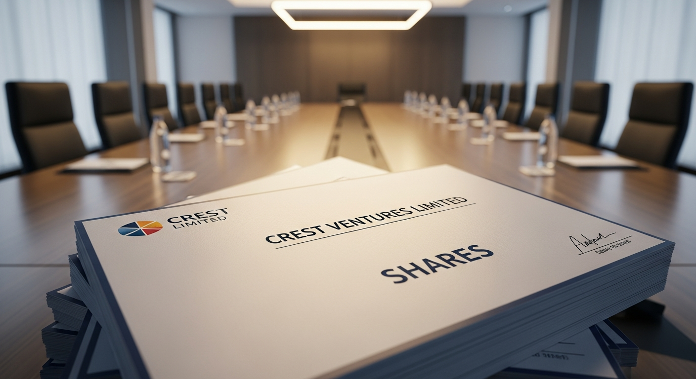 Crest Ventures Limited Shares Update After Board Meeting Announcement