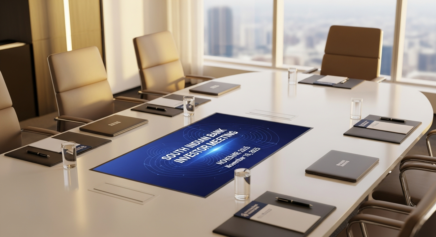 South Indian Bank to Host Investor Meeting on November 18, 2025