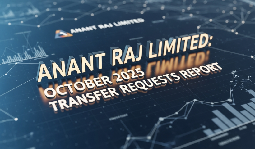Anant Raj Limited: October 2025 Transfer Requests Report