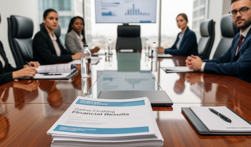 Zodiac Clothing's Financial Results: A Board Meeting's Outcome