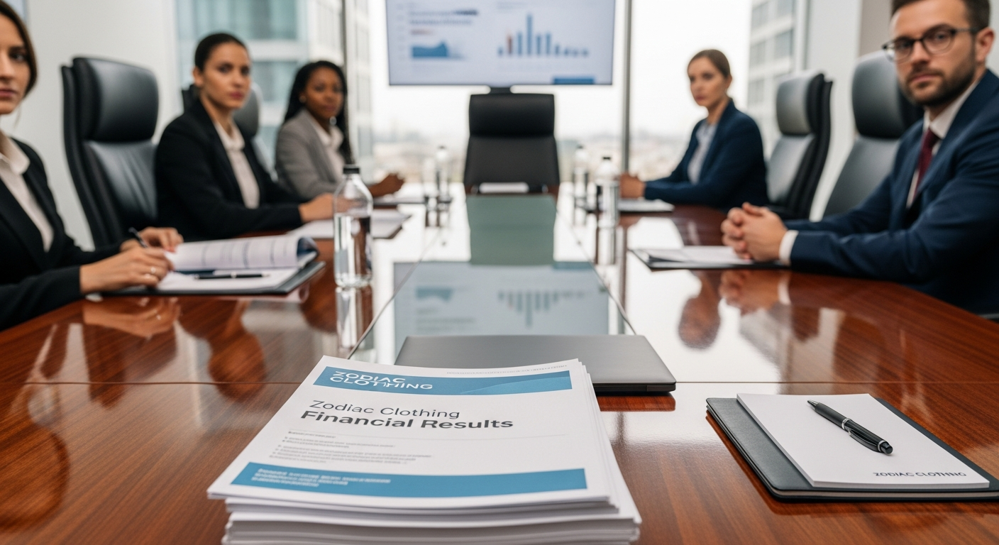 Zodiac Clothing's Financial Results: A Board Meeting's Outcome