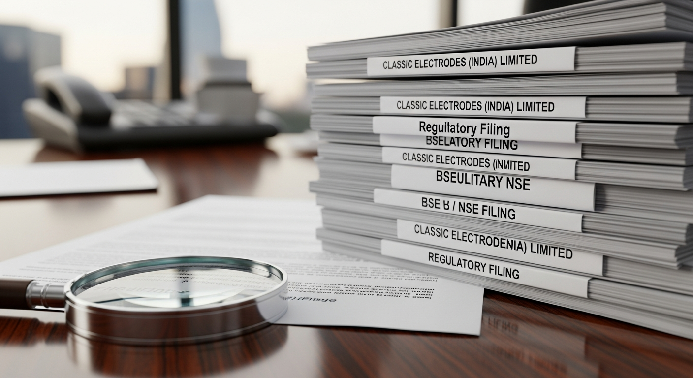 Classic Electrodes (India) Limited: A Regulatory Filing